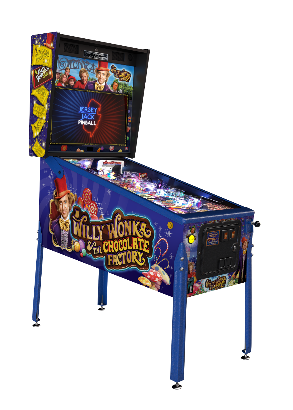 Willy Wonka and The Chocolate  Factory Limited Edition Pinball Machine