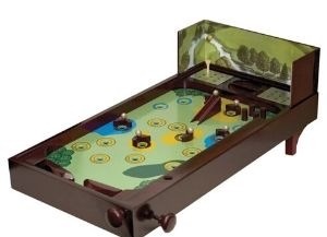 Wooden Golf Recreational Desktop Pinball Game